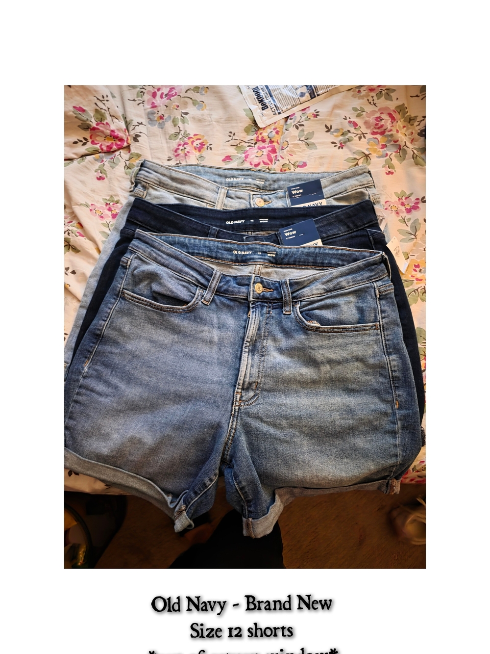 Old Navy Women’s Denim Shorts Bundle- Size 12